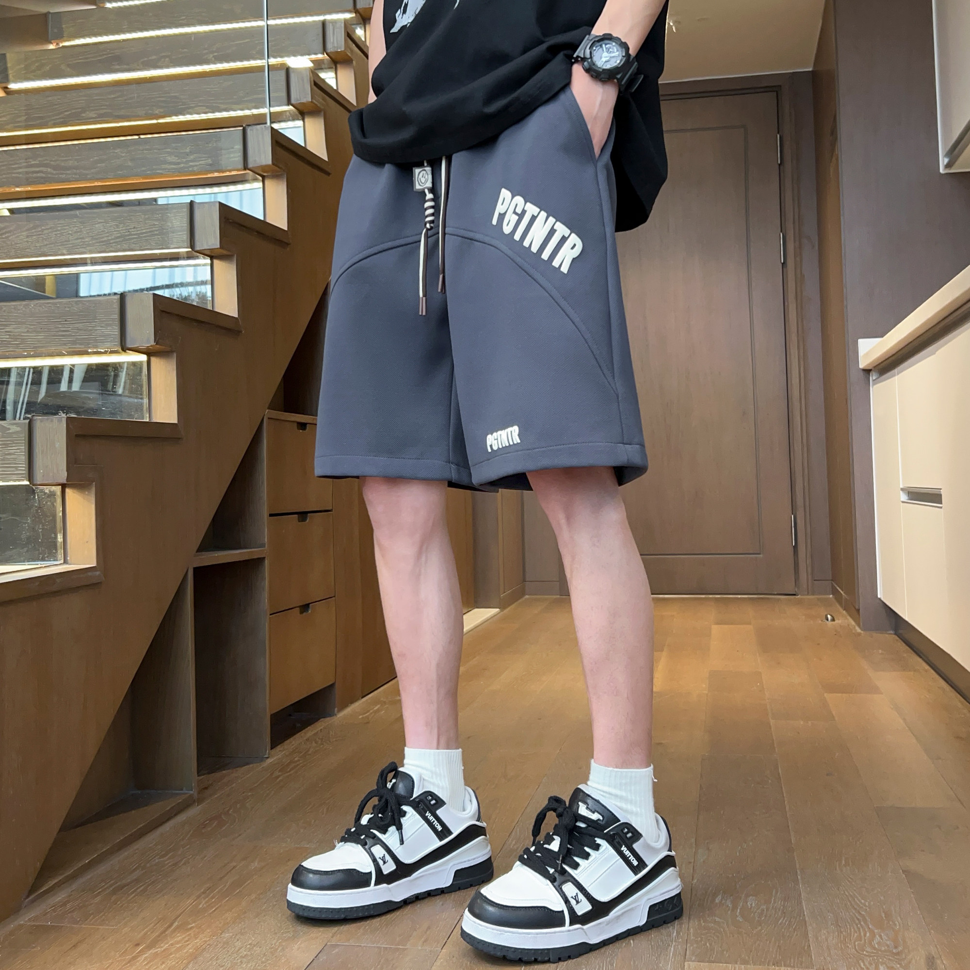 短裤A107-DK6006-特P30菠萝格成分:93.1%聚酯纤维6.9%氨纶,男装牛仔裤,电商A107