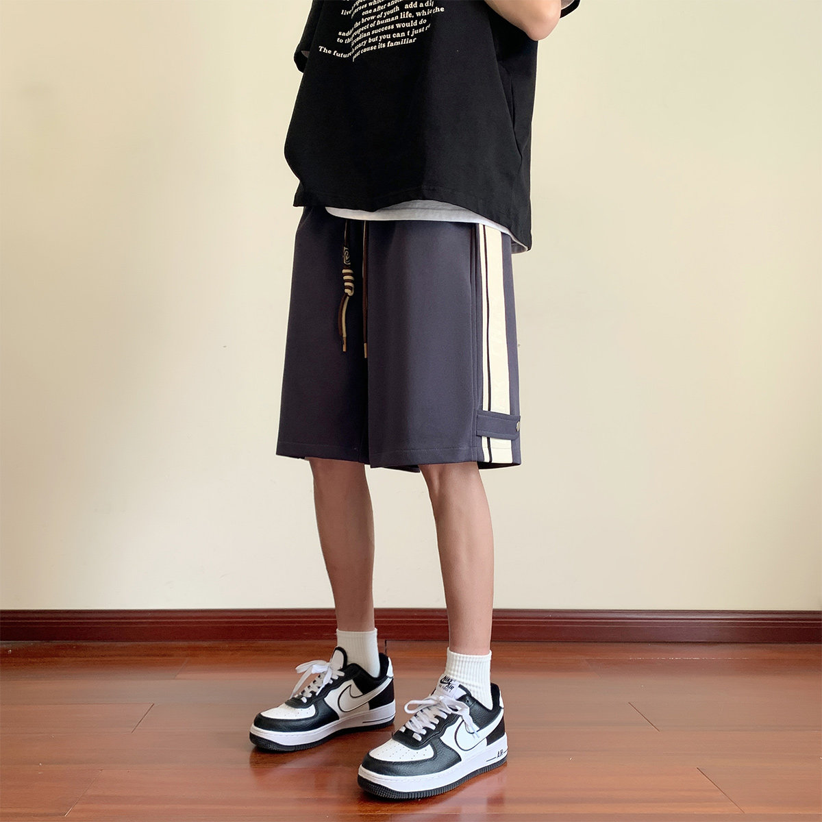 短裤抖音品质A107-K23816-特P35华棉成分：60%棉40%聚酯纤维,男装牛仔裤,电商A107