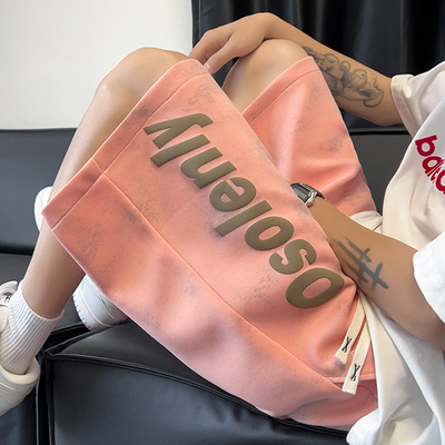 凉感透气休闲短裤男夏季宽松百搭 扎染短裤 A107-DK25603-特P28