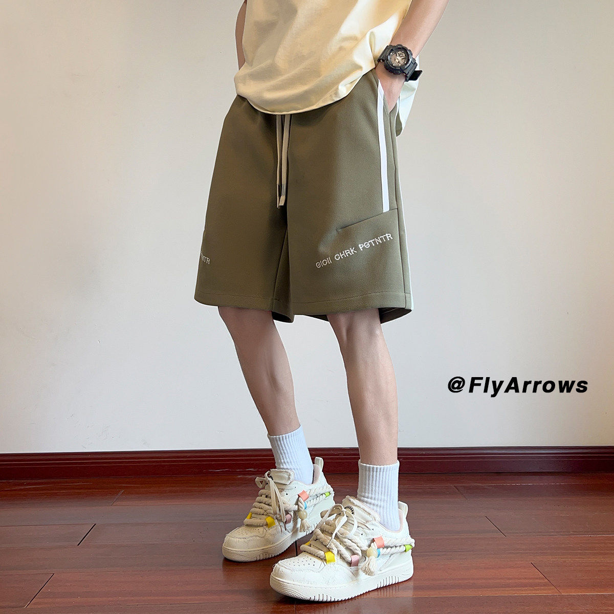 A107-DK6007-特P30得物品质2024夏季大码菠萝格舒适透气短裤男,男装牛仔裤,电商A107