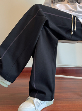 含棉量60% 华棉2025秋季潮流直筒大码美式百搭长裤 CK25795-特P35