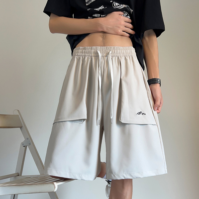 A107-DK6030-特P18 夏季抖音品质新款休闲大码百搭工装短裤男