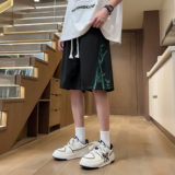 夏季2024菠萝格舒适透气短裤男百搭潮牌五分裤A107-DK6027-特P32，男装牛仔裤，电商A107