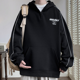 W3002-特P60秋季2026新款华棉休闲百搭卫衣潮流男士港风连帽卫衣，男装卫衣，电商A107