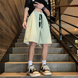 夏季新款大码百搭五分裤美式ins冰丝短裤男A107-DK6022-特P33，男装牛仔裤，电商A107