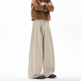 2026春季新品条纹复古风宽松阔腿拖地裤CK26108-特P48，男装休闲裤，电商A107