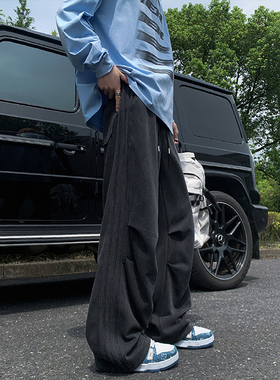 含棉量60% 华棉 秋季高品质百搭美式休闲裤 A107-CK25765-特P48