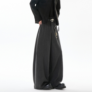 2026春季 韩式百搭休闲阔腿卫裤日系纯色长裤 CK261011-特P48，男装休闲裤，电商A107