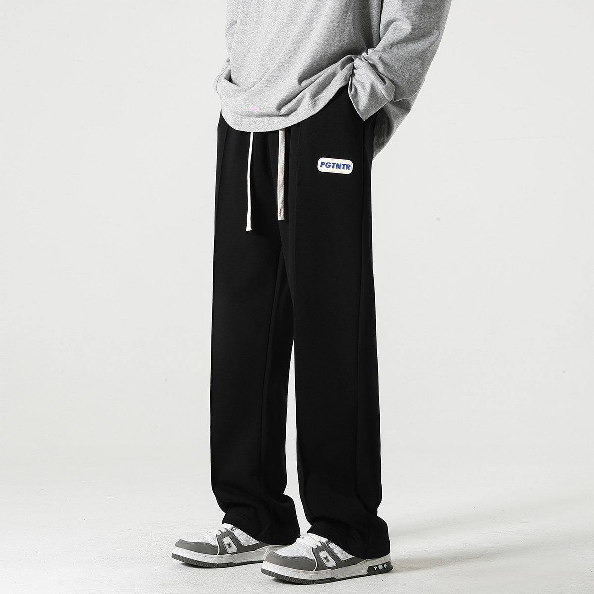 抖音直播品质A107-K2321-特P44百搭休闲卫裤男,男装休闲裤,电商A107