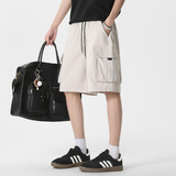 得物品质冰感透气休闲男夏季宽松百搭短裤A107-DK2512-特P30，男装牛仔裤，电商A107
