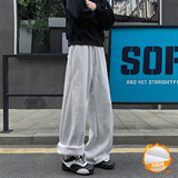 含棉量60%现货5万件华棉加绒卫裤美式长裤CK25777-特P24加绒30，男装休闲裤，电商A107