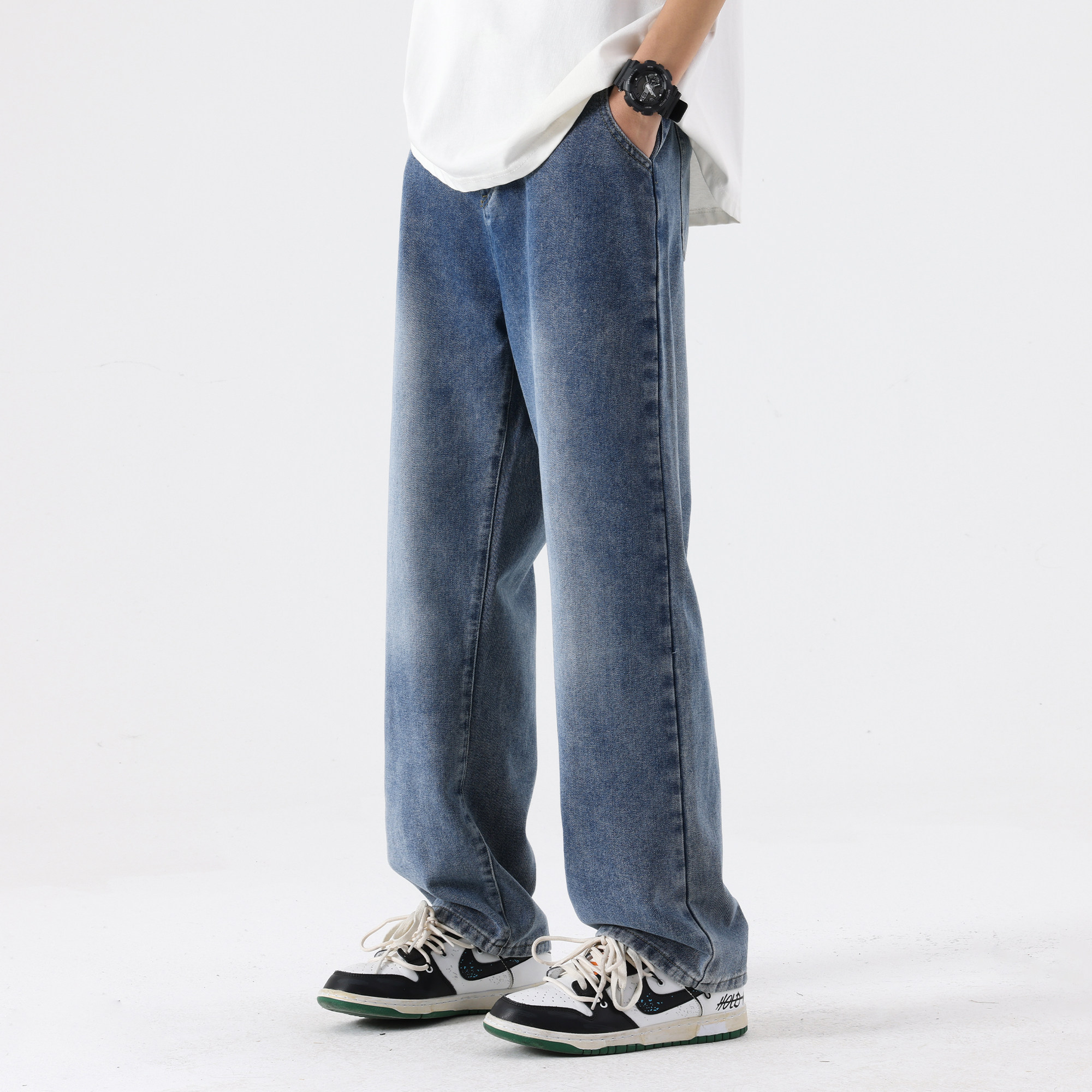 A107-H806-特P40牛仔裤67.5%棉21%聚酯纤维11.5%再生纤维素纤维,男装牛仔裤,电商A107