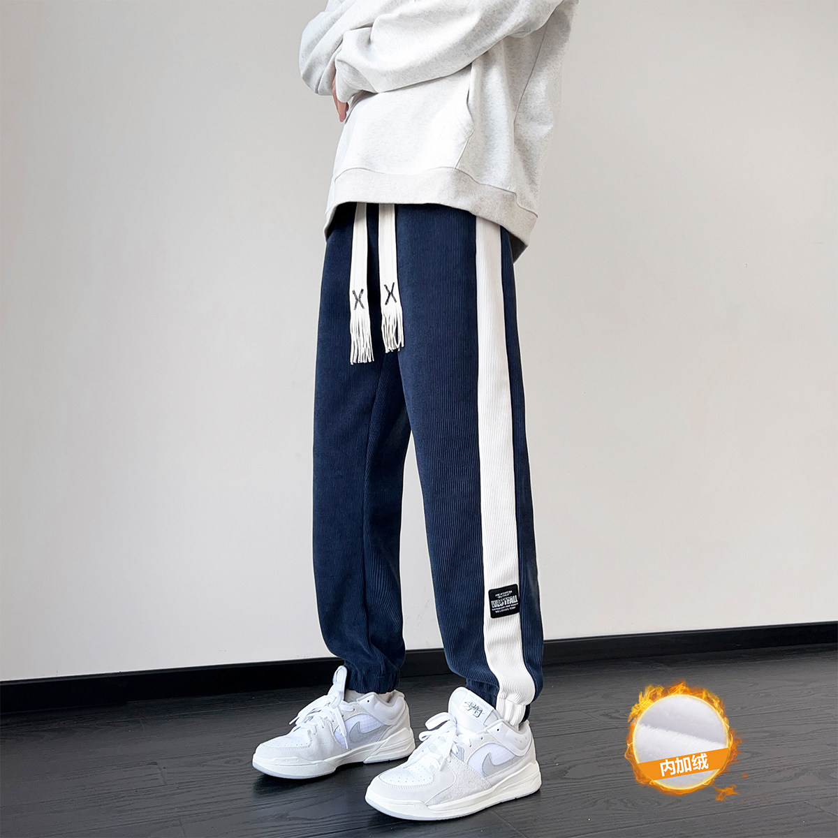 直播数据款A107-K2800-P45加绒P50欧绵绒成分:聚酯纤维,男装卫衣,电商A107