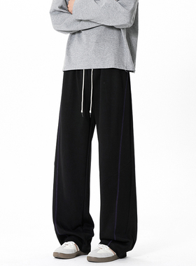 含棉量60% 华棉2025秋季潮流直筒大码美式百搭长裤 CK25795-特P35