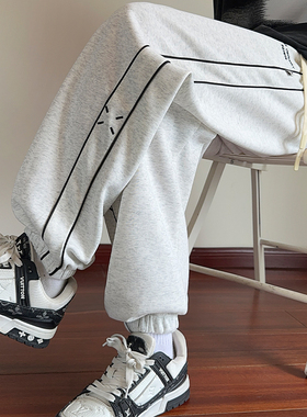 华棉 抖音爆款2024主推秋冬季显瘦显高束脚九分长裤 HM8002-特P45