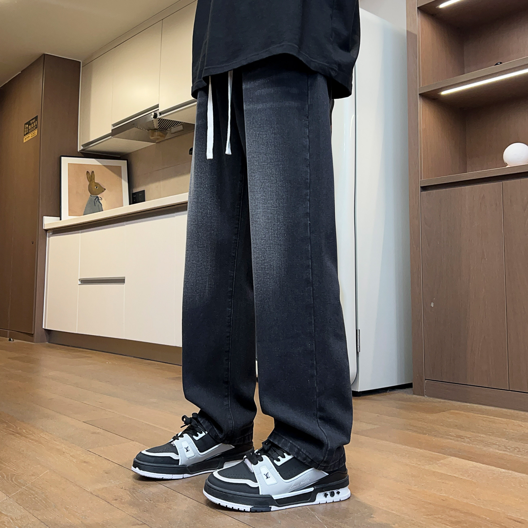 A107-H802-特P39牛仔裤67.5%棉11.5%再生维素纤维21%聚酯纤维，男装牛仔裤，电商A107