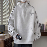 W3002-特P60秋季2026新款华棉休闲百搭卫衣潮流男士港风连帽卫衣，男装卫衣，电商A107