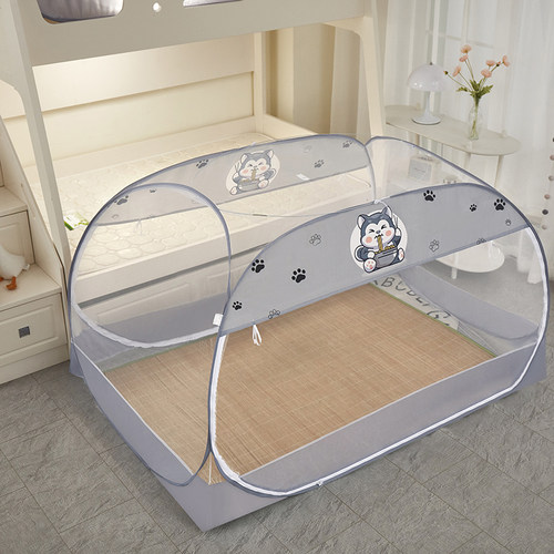 秒打开免安装学生蚊帐蒙古包