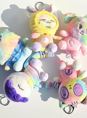 TXT快闪 黄春炫彩 娃娃钥匙扣挂件崔秀彬 猫松  崔然俊彩色钥匙扣