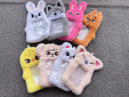 流浪儿童 STRAYKIDS李龙馥 FELIX  SKZOO卡套兔毛证件套 保护套