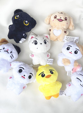 enhypen组合梁祯元 jungwon朴综星JAY沈载轮动物体娃娃玩偶钥匙扣