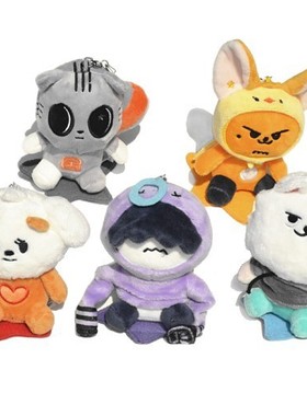 TXT磁吸坐姿娃娃 崔然竣 公仔姜太显 SOOBIN TAEHYUN 吸铁石挂件