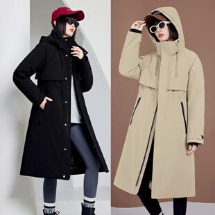 2025款 羽绒服九成品范H21半成品定制翻新加厚加工 女士派克服长款