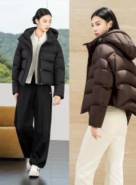 2025款女休闲宽松短款羽绒服九成品6823半成品乔定制翻新加厚加工