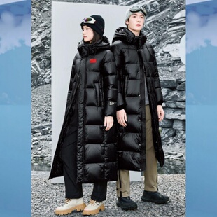 2025款男女装休闲长款羽绒服九成品B88149半成品衣壳翻新定制加工