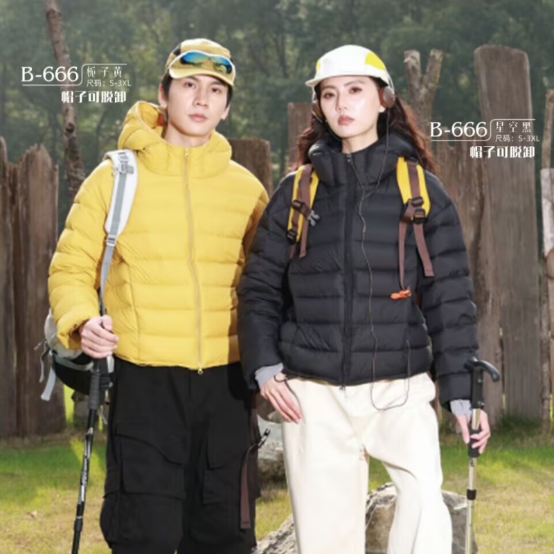 新款2025排骨风格羽绒服九成品男女装Q666冬外套衣壳翻新定做加工