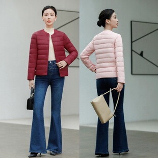 2026新款女装羽绒内桖秋冬羽绒服半成品九成品H9333翻新定制加工