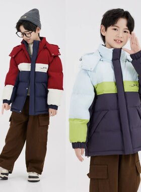 2025款童装男童款羽绒服九成品K655童半成品衣皮翻新冲绒定制加工