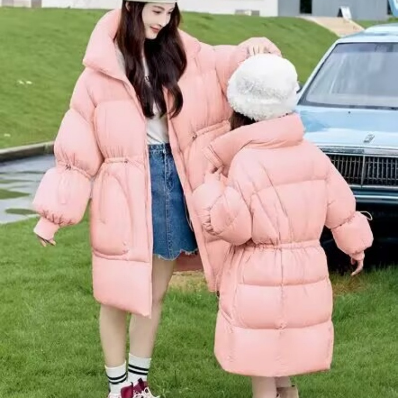 特价款女装亲子装女童款羽绒服半九成品T855翻新冲绒加工加厚定制