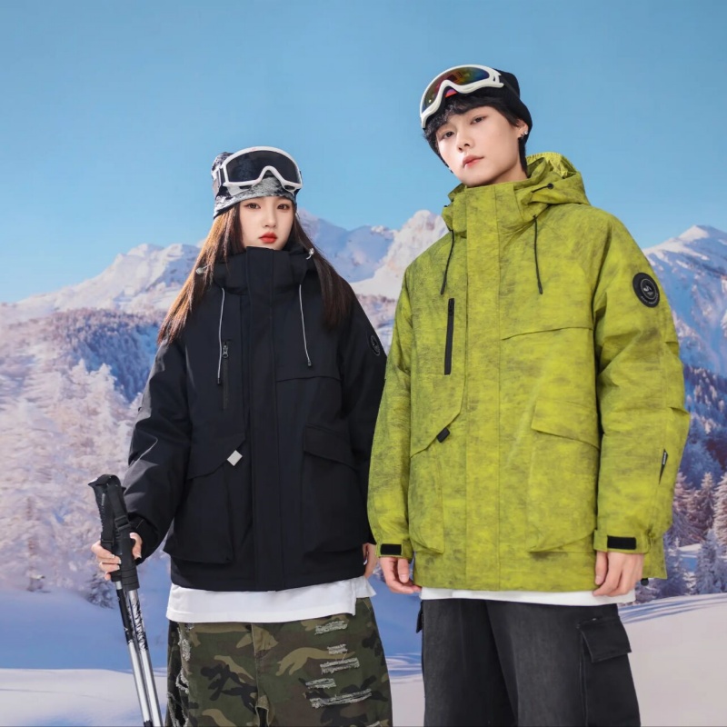 2025款男女活面脱卸款羽绒服九成品X677半成品幸衣壳翻新定制加工