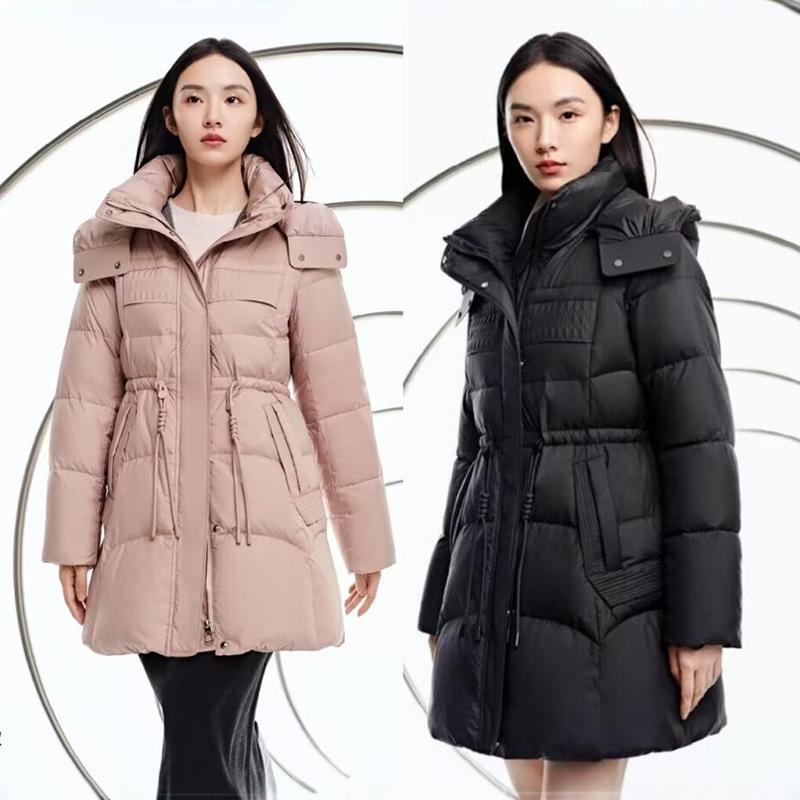 特价新款女装修身款羽绒服半成品九成品24061衣皮壳翻新定制加工