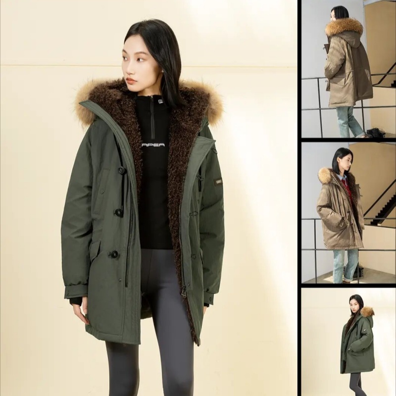 2025新款女休闲宽松款羽绒服九成品8915半成品乔定制翻新加厚加工