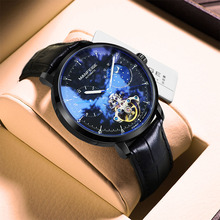 手表男全自动机械表陀飞轮镂空夜光防水潮流男士手表十大品牌瑞士