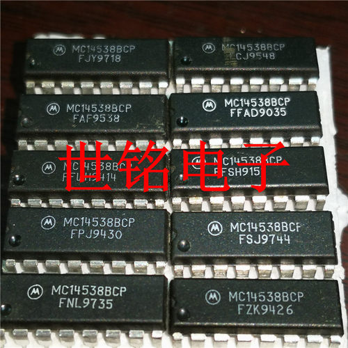 CD4538 CD4538BCN HEF4538 MC14538BCP 实体店现货经营进口IC。