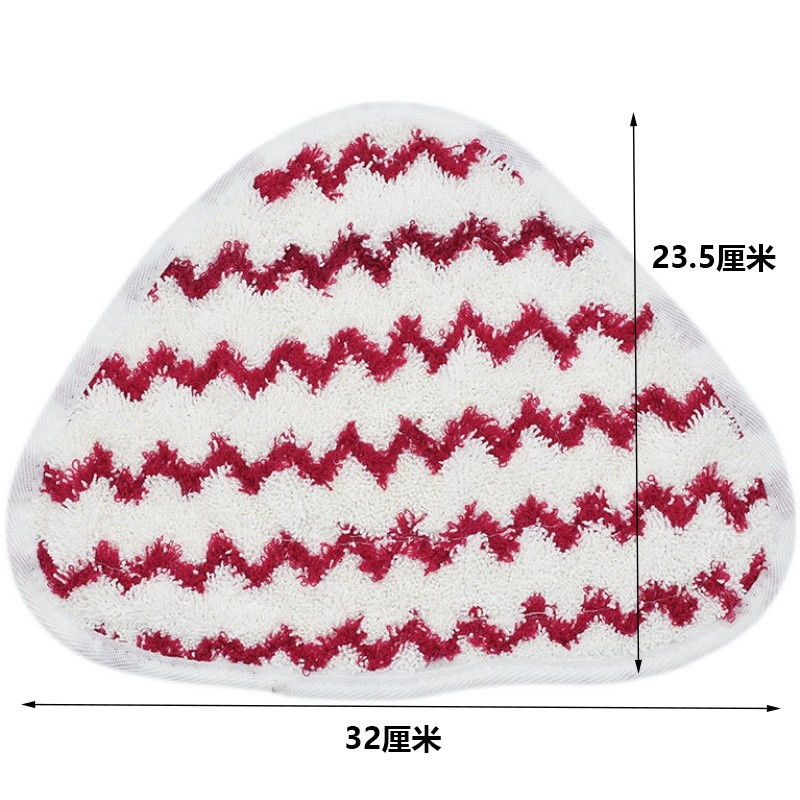 SUITABLE FOR O-CEDA THICKENED TRIANGLE PAD STEAM MOP HEAD REPLACEMENT CLEANING CLOTH ACCESSORIES