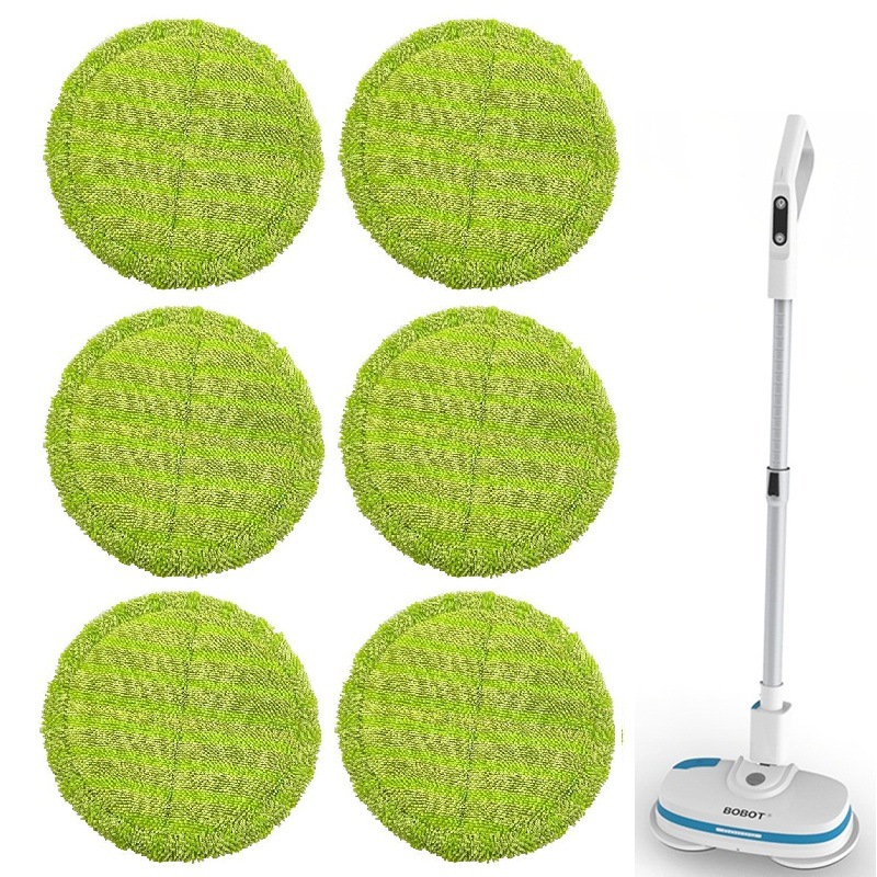 适配BOBOT电动拖把布拖布头粘贴清洁布16cm圆形布垫云鲸圆形替换