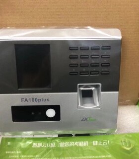 zkteco熵基FA100PLUS人脸指纹人脸一体机带门禁打卡机