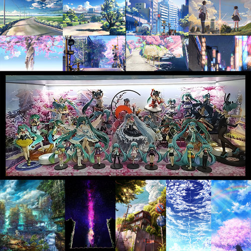 宝可梦神奇宝贝手办背景贴纸现货