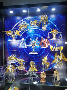 圣斗士圣衣神话场景十二星座星盘背景模型展柜贴画自粘不干胶现货