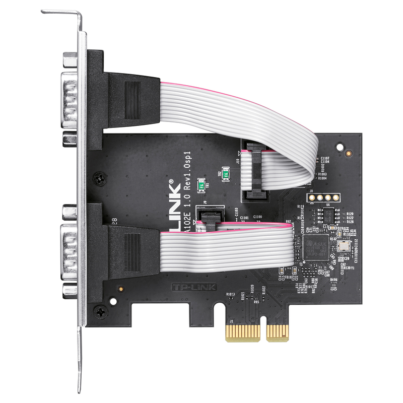 TP-LINK普联 TL-SA102E工业级1.25Gbps全双工PCI-E转2口RS232串口转接卡 网络设备/网络相关 模块接口卡 原图主图