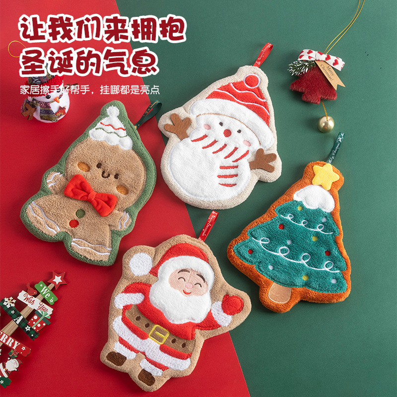 毛巾可爱圣诞节小毛巾