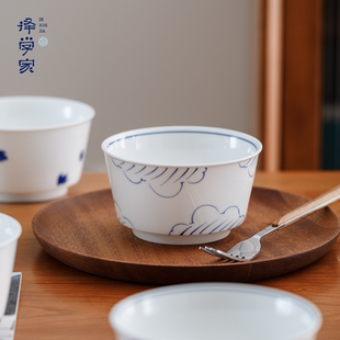 特别好看 择学家景德镇陶瓷饭碗高温釉下彩餐具碗家用2025新款 碗