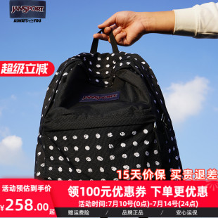 JanSport旗舰店印花集合女书包男高中双肩背包轻便户外通勤电脑包