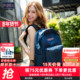 JanSport杰斯伯经典 双肩包多巴胺风百搭背包海军蓝大学生旅行包