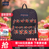 JanSport旗舰店印花集合女书包男高中双肩背包轻便户外通勤电脑包