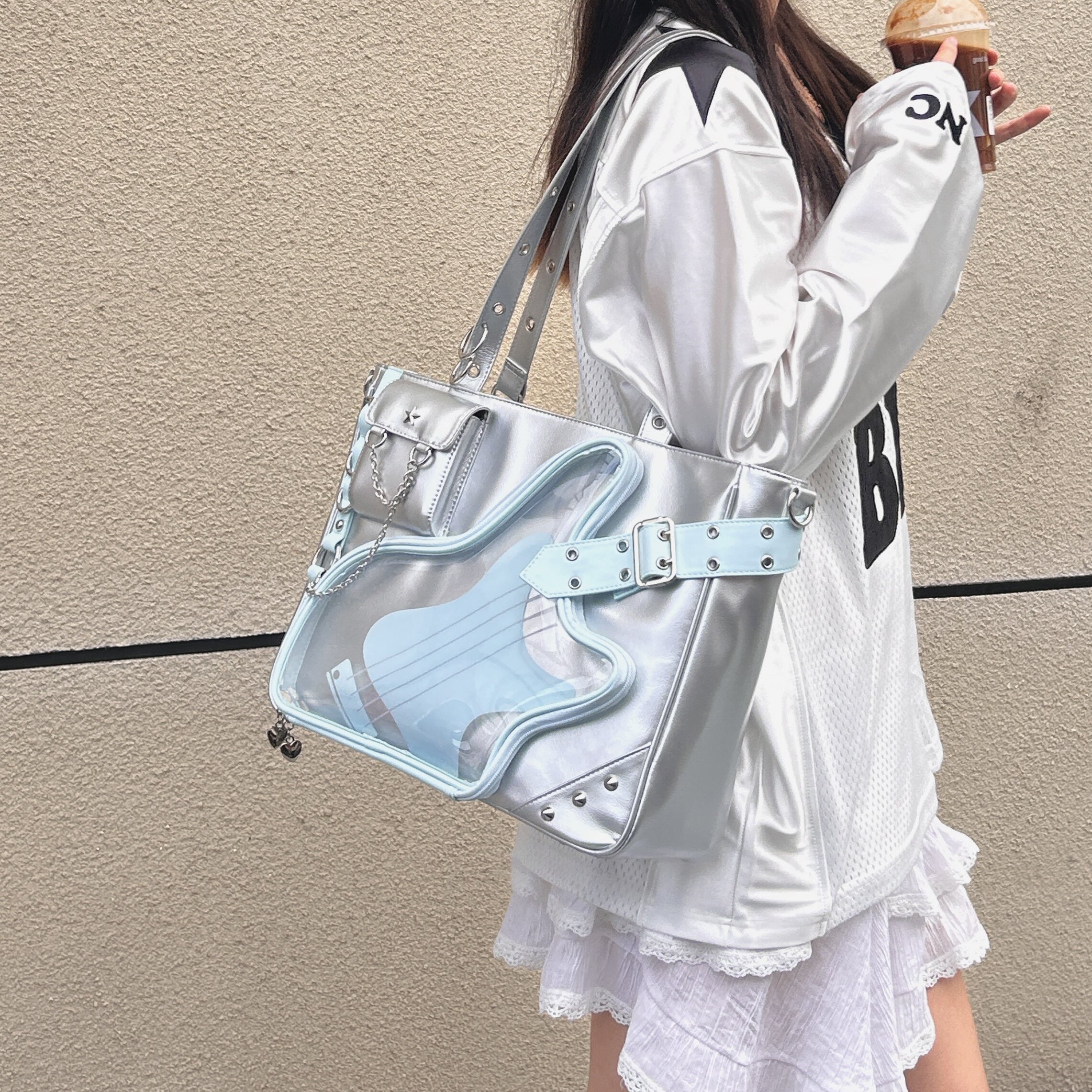 Anime Bass Bag with High Capacity & Original Design - Taobao product photo 5